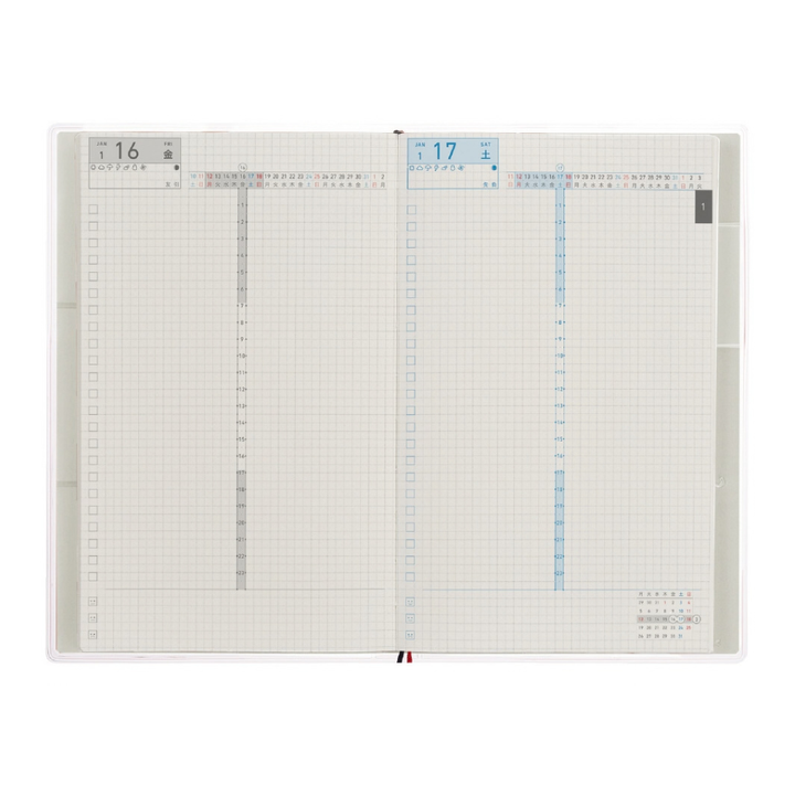 Kokuyo Jibun Techo DAYs Mini 2027 B6 Slim Diary - Gray [Pre-Order]