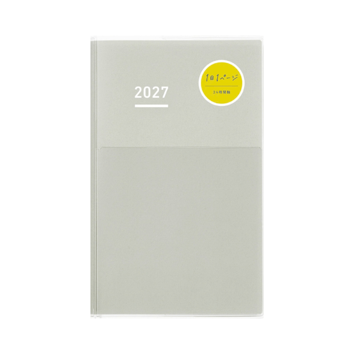 Kokuyo Jibun Techo DAYs 2027 A5 Slim Diary - Gray [Pre-Order]