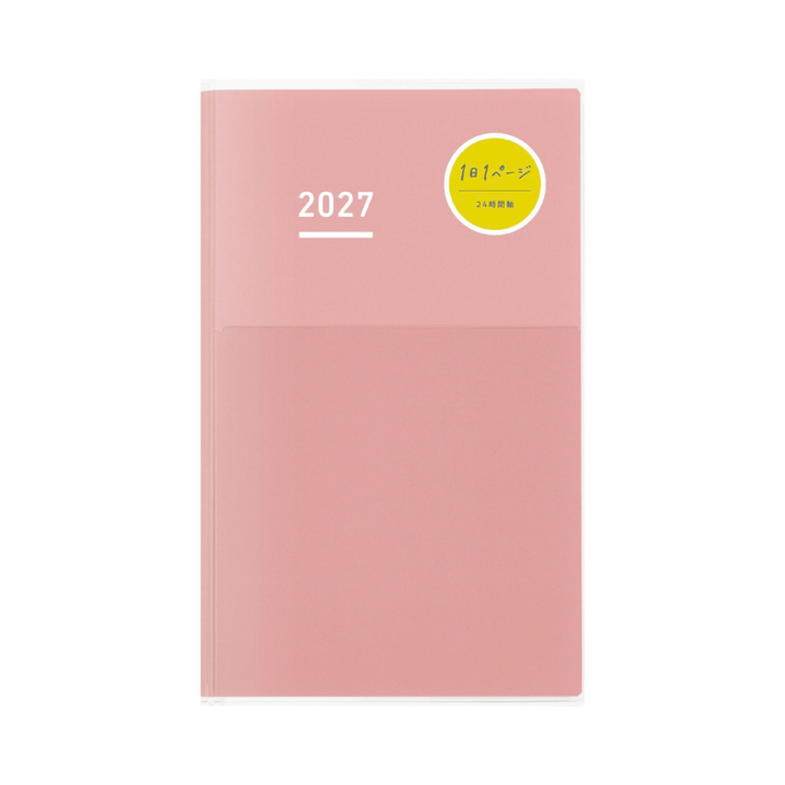 Kokuyo Jibun Techo DAYs 2027 A5 Slim Diary - Pink [Pre-Order]