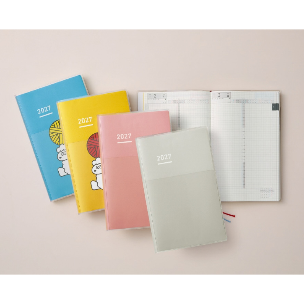 Kokuyo Jibun Techo DAYs 2027 A5 Slim Diary - Gray [Pre-Order]