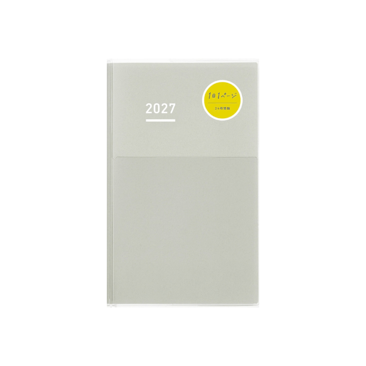 Kokuyo Jibun Techo DAYs Mini 2027 B6 Slim Diary - Gray [Pre-Order]