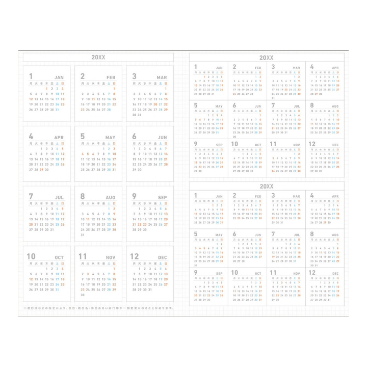Kokuyo Jibun Techo Diary 2027 B6 Mini Slim Planner - White [Pre-Order]
