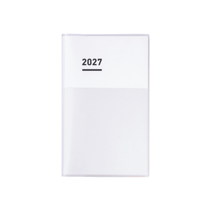 Kokuyo Jibun Techo Diary 2027 B6 Mini Slim Planner - White [Pre-Order]