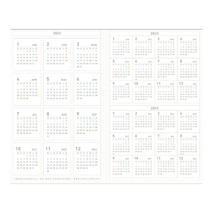 Kokuyo Jibun Techo First Kit DIARY + LIFE + IDEA 2027 A5 Slim - Orange Sheep [Pre-Order]