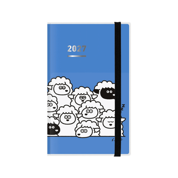Kokuyo Jibun Techo First Kit DIARY + LIFE + IDEA 2027 A5 Slim - Blue Sheep [Pre-Order]