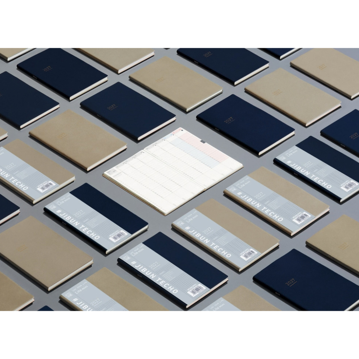 Kokuyo Jibun Techo Lite 2027 Mini B6 Slim Diary - Beige [Pre-Order]