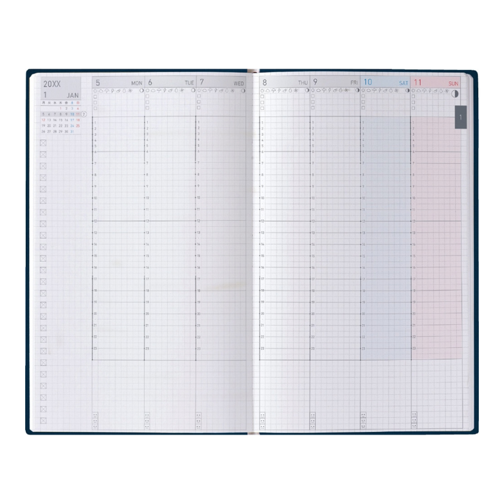 Kokuyo Jibun Techo Lite 2027 Mini B6 Slim Diary - Beige [Pre-Order]