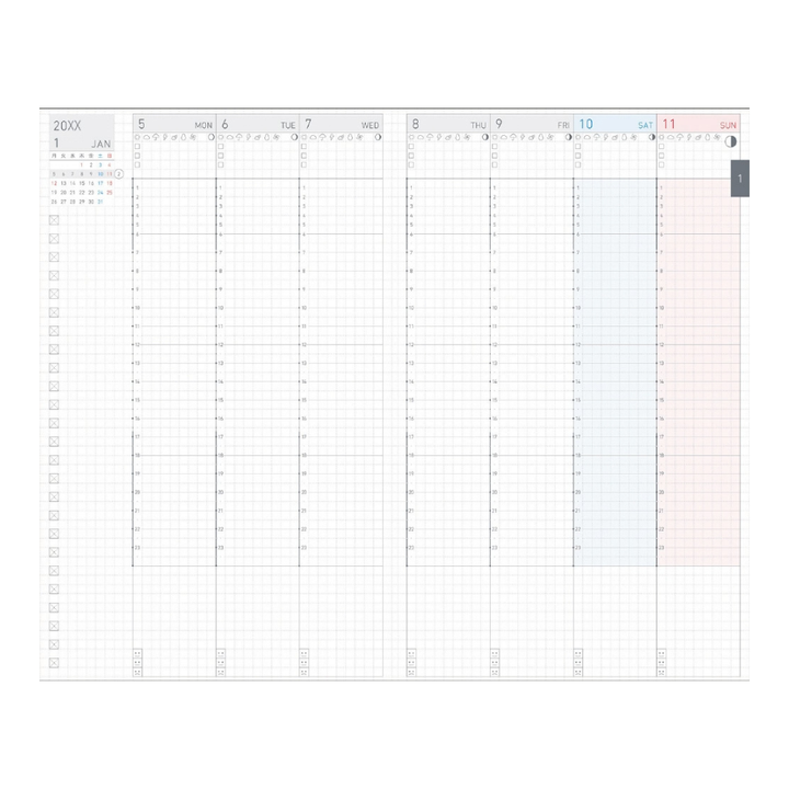 Kokuyo Jibun Techo Lite 2027 Mini B6 Slim Diary - Beige [Pre-Order]