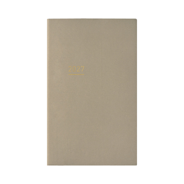 Kokuyo Jibun Techo Lite 2027 A5 Slim Diary - Beige [Pre-Order]