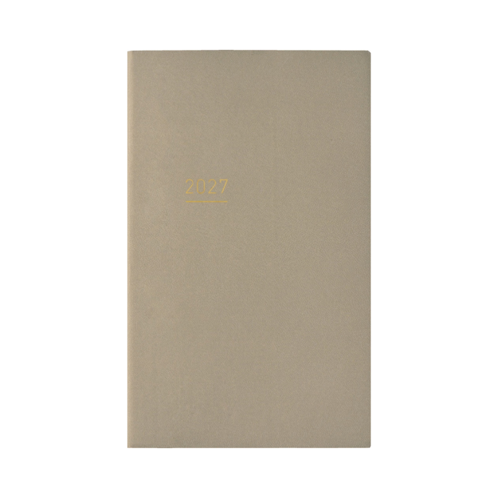 Kokuyo Jibun Techo Lite 2027 A5 Slim Diary - Beige [Pre-Order]