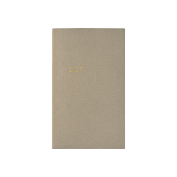 Kokuyo Jibun Techo Lite 2027 Mini B6 Slim Diary - Beige [Pre-Order]