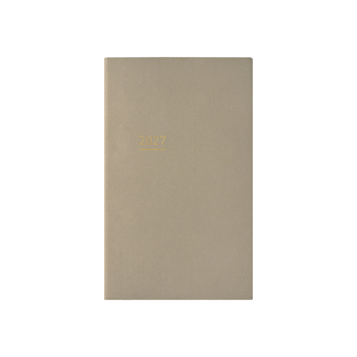 Kokuyo Jibun Techo Lite 2027 Mini B6 Slim Diary - Beige [Pre-Order]