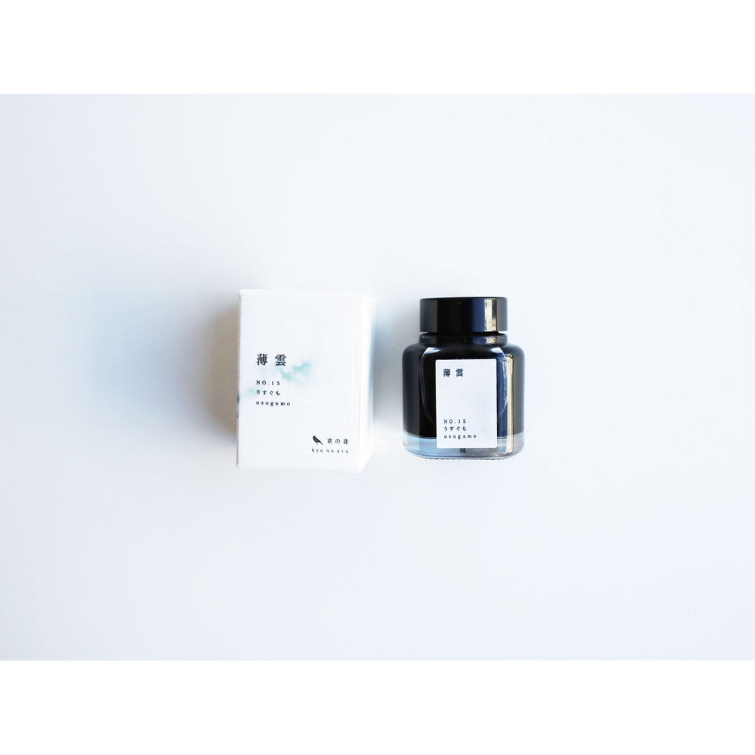 Kyoto Ink Kyo-no-oto 40ml Bottled Ink - Usugumo – detail view