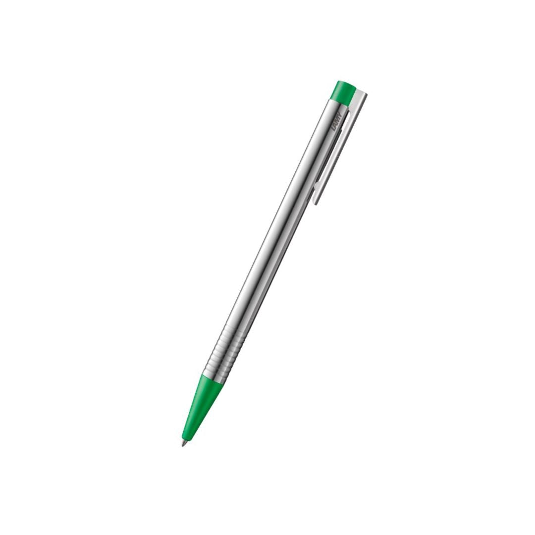 Lamy Logo Ballpoint Pen Matt Green — capped