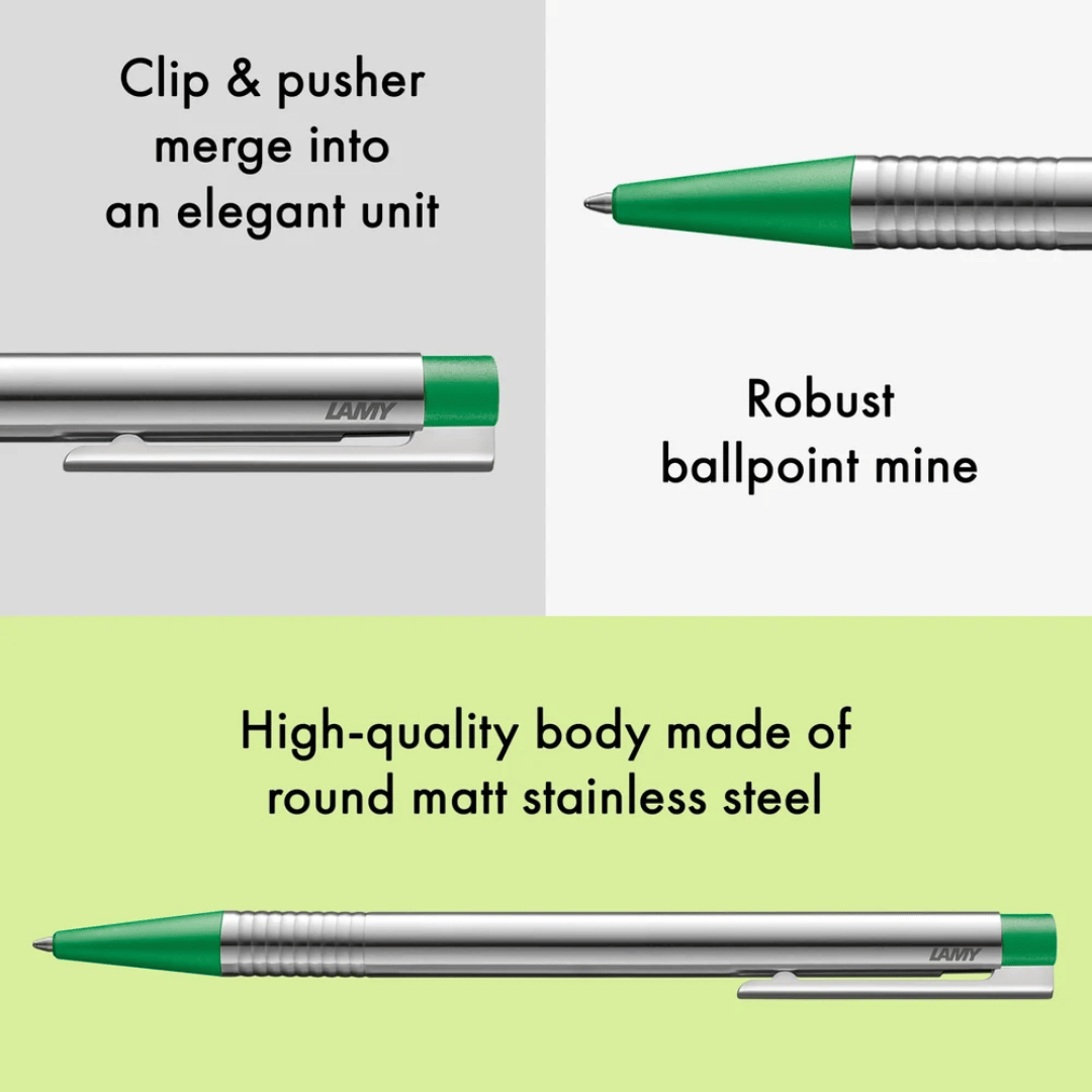 Lamy Logo Ballpoint Pen Matt Green