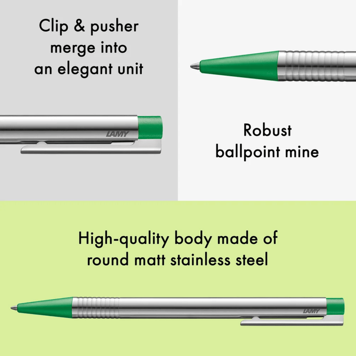 Lamy Logo Ballpoint Pen Matt Green