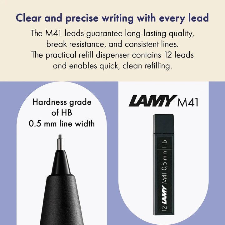 Lamy M41 Lead Refill 0.5mm – detail view
