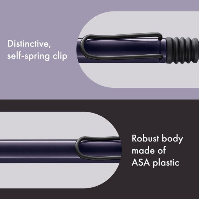 LAMY Safari Ballpoint Pen Meteora special edition 2026 - self-spring clip and ASA plastic body