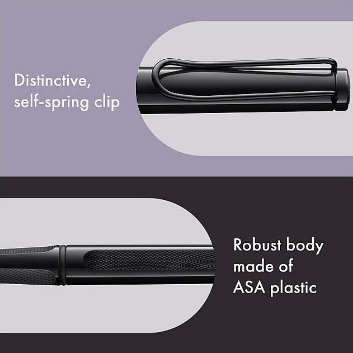 LAMY Safari Ballpoint Pen Meteorite special edition 2026 - self-spring clip and ASA plastic body