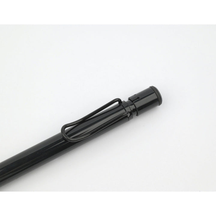 LAMY Safari Mechanical Pencil Meteorite special edition 2026 - close-up of the clip and push button