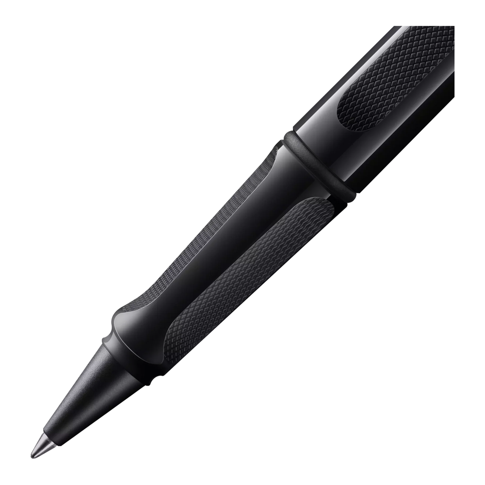 LAMY Safari Rollerball Pen Meteorite special edition 2026 - close-up of the textured grip section