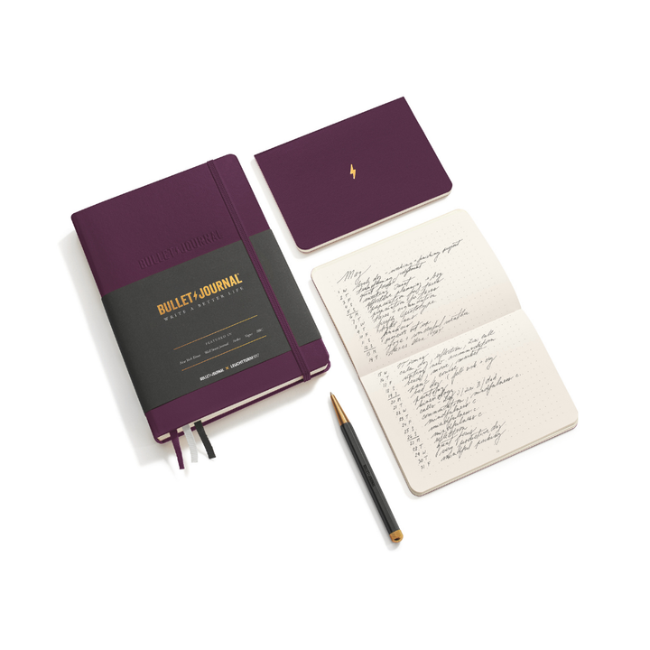 Leuchtturm1917 A5 Medium Bullet Journal Edition 2 Purple - Dotted