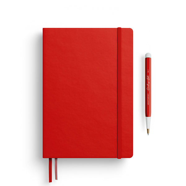 将图片加载到图库查看器，Leuchtturm1917 A5 Medium Hardcover Notebook in Cherry – perfect for sketching and creative writing.
