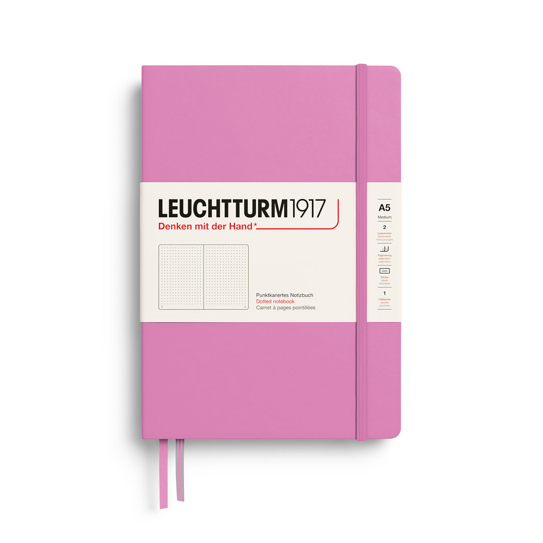 Leuchtturm1917 A5 Medium Hardcover Notebook - Dotted / Bubblegum
