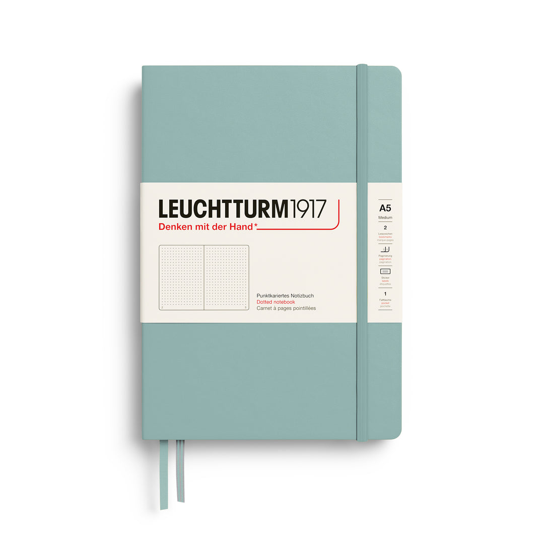 Leuchtturm1917 A5 Medium Hardcover Notebook - Dotted / Dove