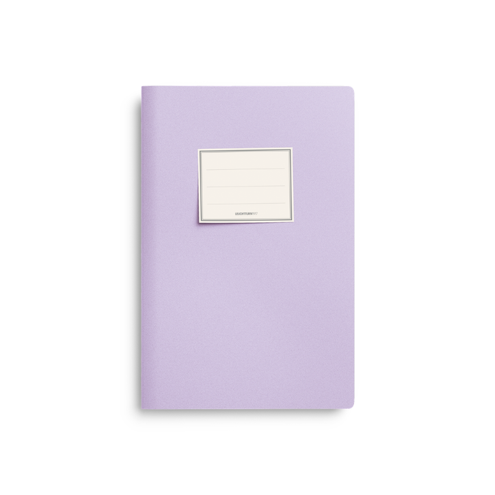 Leuchtturm1917 A5 Medium Jottbook Pur Front Sticker - Lilac
