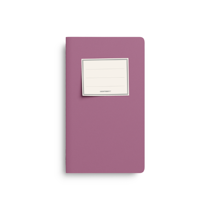 Leuchtturm1917 A6 Pocket Jottbook Pur Front Sticker - Dusty Rose