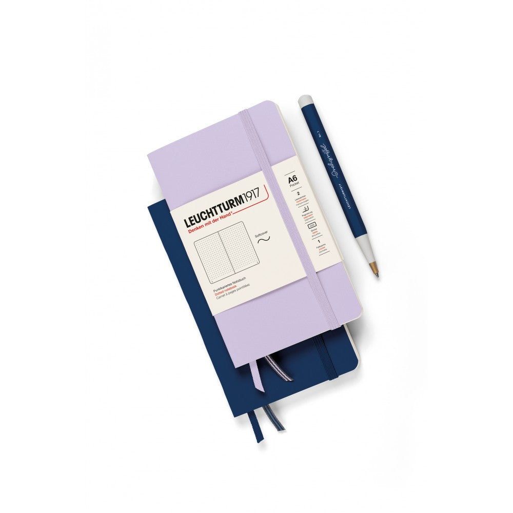 Leuchtturm1917 ソフトカバー B6+ ノートブック パウダー - 点線