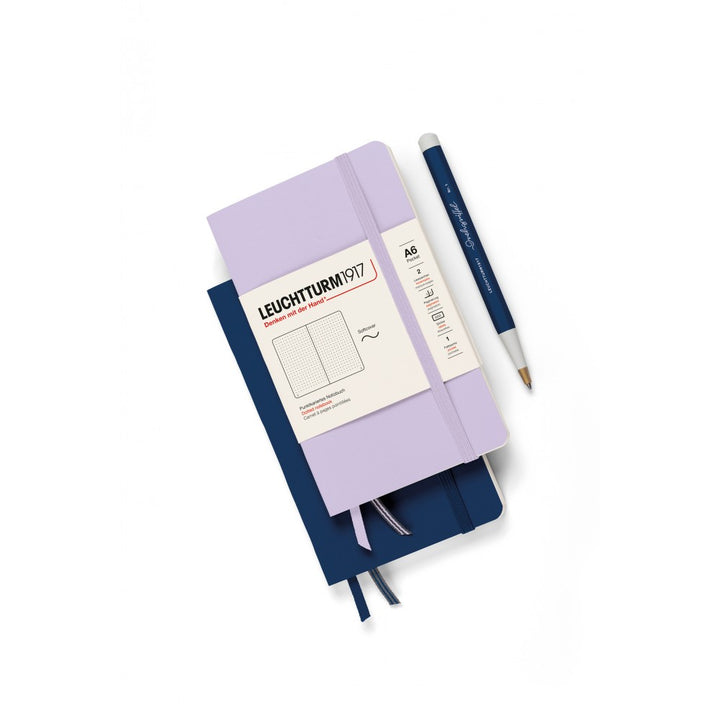 Leuchtturm1917 ソフトカバー B6+ ノートブック パウダー - 点線