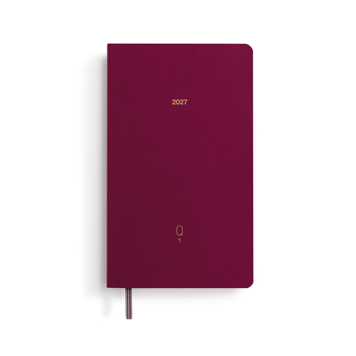 Leuchtturm1917 A6 Pocket Quarterly Daily Planner 2027, 4-Pack - Rose Shades