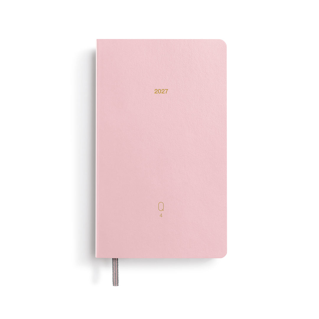 Leuchtturm1917 A6 Pocket Quarterly Daily Planner 2027, 4-Pack - Rose Shades