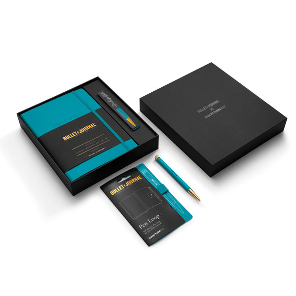 Leuchtturm1917 Bullet Journal Gift Box – Turquoise25 — front cover