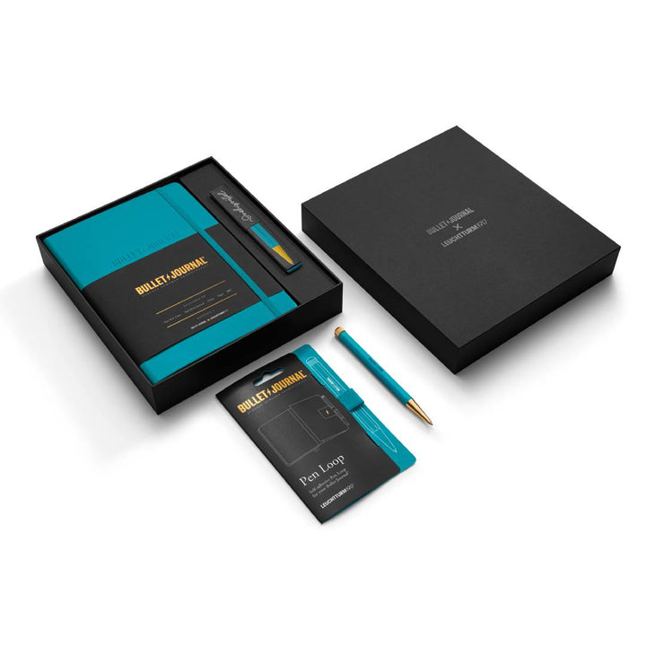Leuchtturm1917 Bullet Journal Edition 2 A5 Medium Hardcover Notebook in Dotted / Turquoise25 — Leuchtturm1917 notebook — quality writing journal with premium paper, at Cityluxe Singapore stationery st