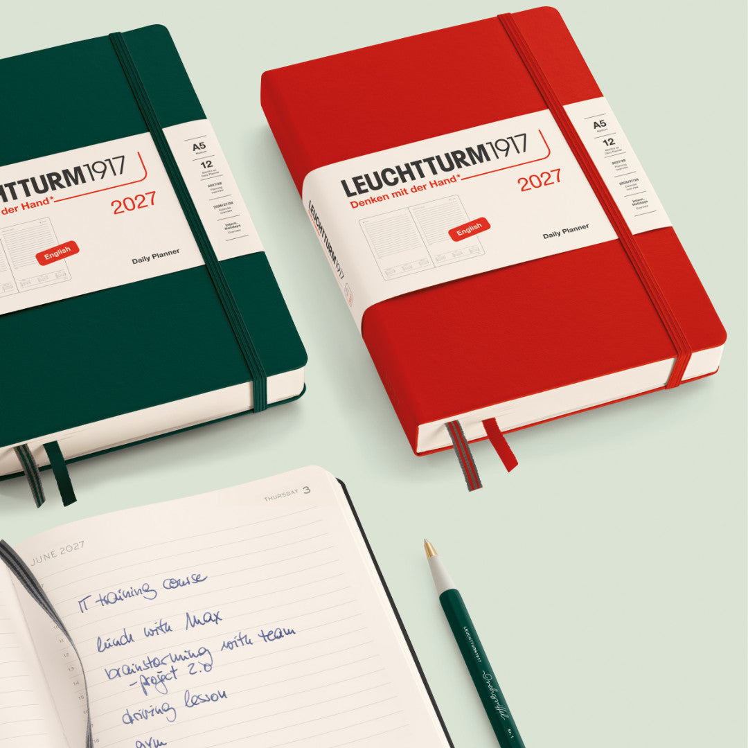 Leuchtturm1917 Daily Planner 2027 – lifestyle photo