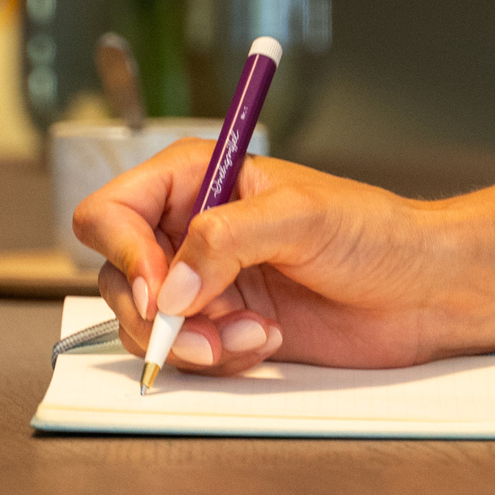Leuchtturm1917 Drehgriffel Nr. 1 Ballpoint Pen with Royal Blue Ink - Burgundy