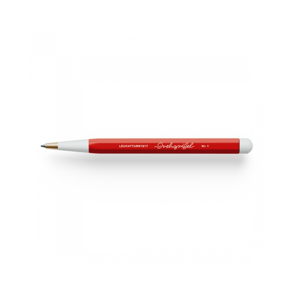 Leuchtturm1917 Drehgriffel Nr. 1 - Ballpoint Pen with Royal Blue Ink - Cherry — tip detail