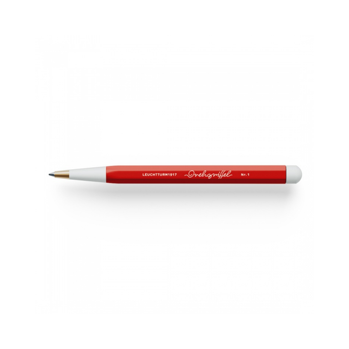 Leuchtturm1917 Drehgriffel Nr. 1 - Ballpoint Pen with Royal Blue Ink - Cherry — tip detail