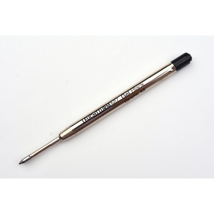 Close-up of the Leuchtturm1917 Gel Black ceramic 0.5 mm refill for Drehgriffel Nr. 1