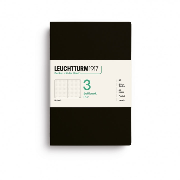 Leuchtturm1917 Jottbook Pur Medium Dotted - Black