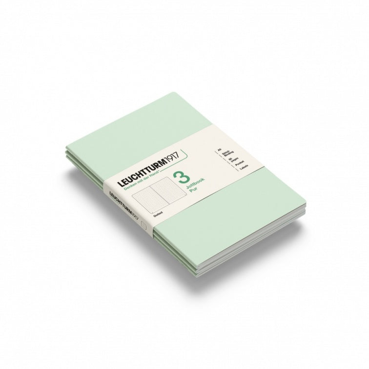 Leuchtturm1917 Jottbook Pur Medium Dotted - Mint Green
