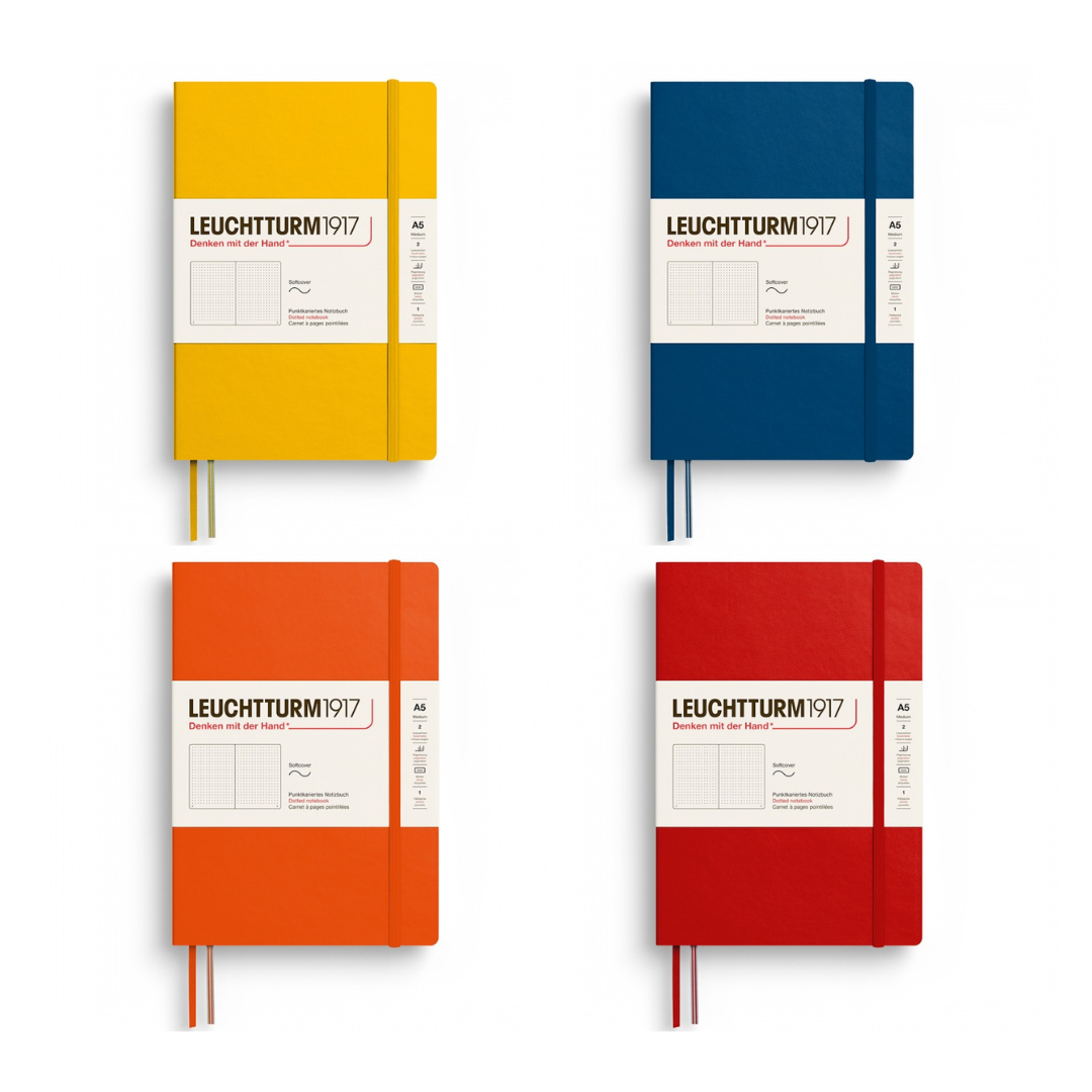 Leuchtturm1917 Notebooks Medium Softcover A5 Dotted - Sunflower