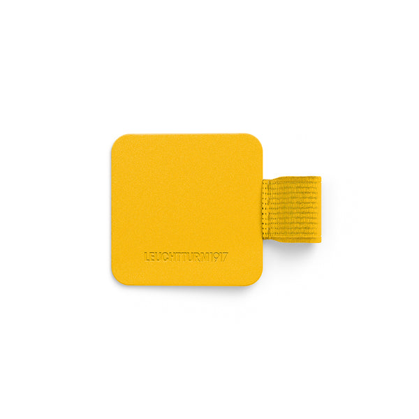 将图片加载到图库查看器，Leuchtturm1917 Pen Loop in Sunflower yellow – adhesive elastic loop for pens.
