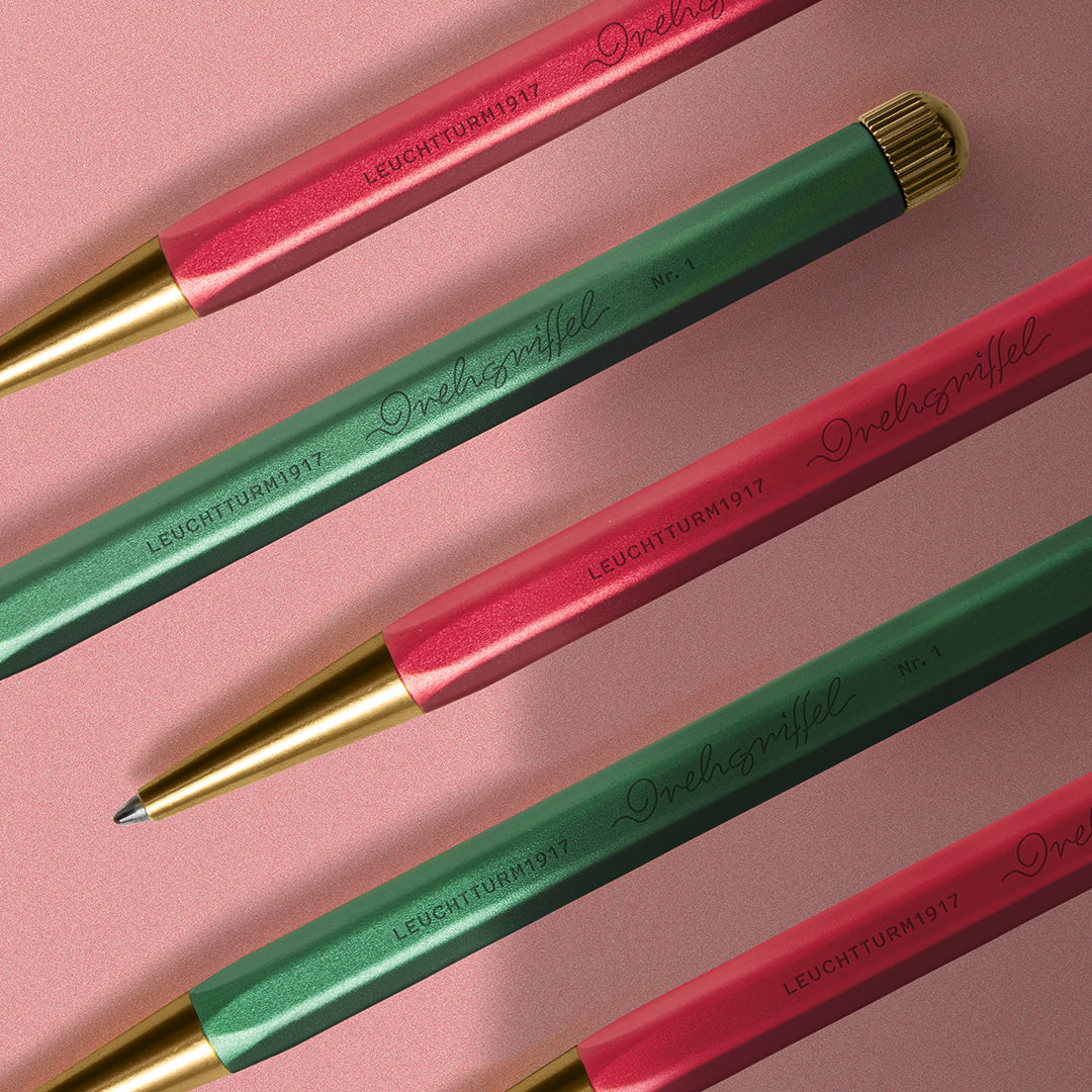 Leuchtturm1917 Silk Edition Drehgriffel Nr. 1 Ballpoint Pen - Purpur &amp; Laurel