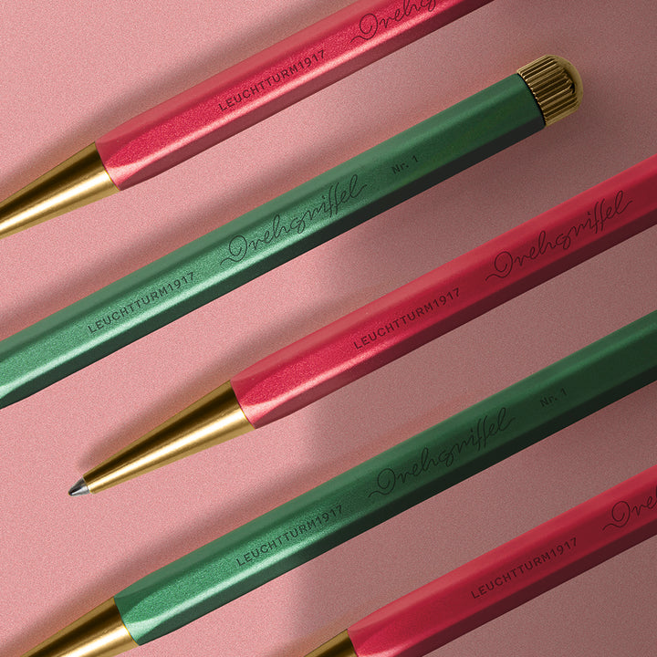 Leuchtturm1917 Silk Edition Drehgriffel Nr. 1 Ballpoint Pen - Purpur &amp; Laurel