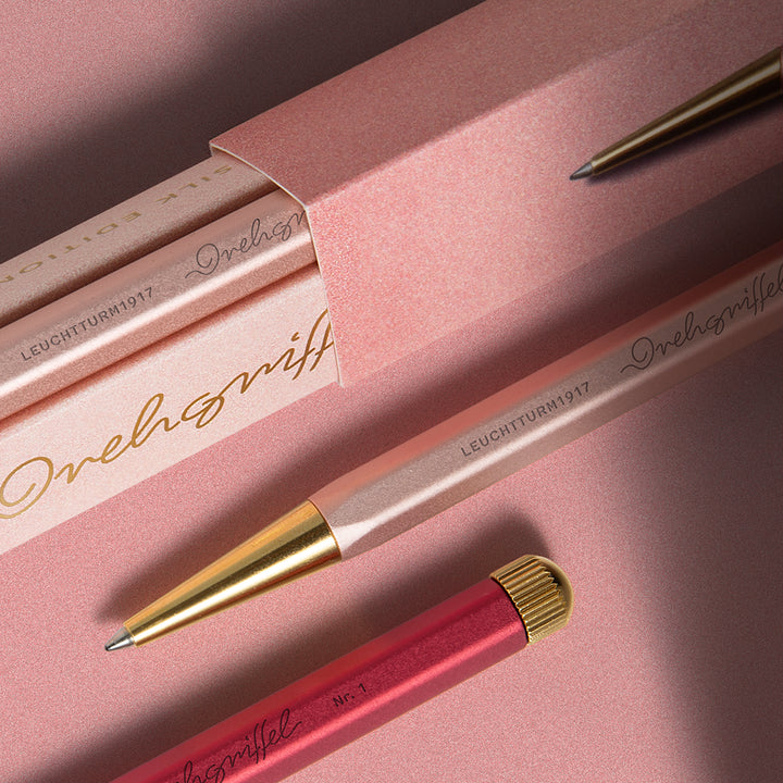 Leuchtturm1917 Silk Edition Drehgriffel Nr. 1 Ballpoint Pen - Rosé &amp; Purpur