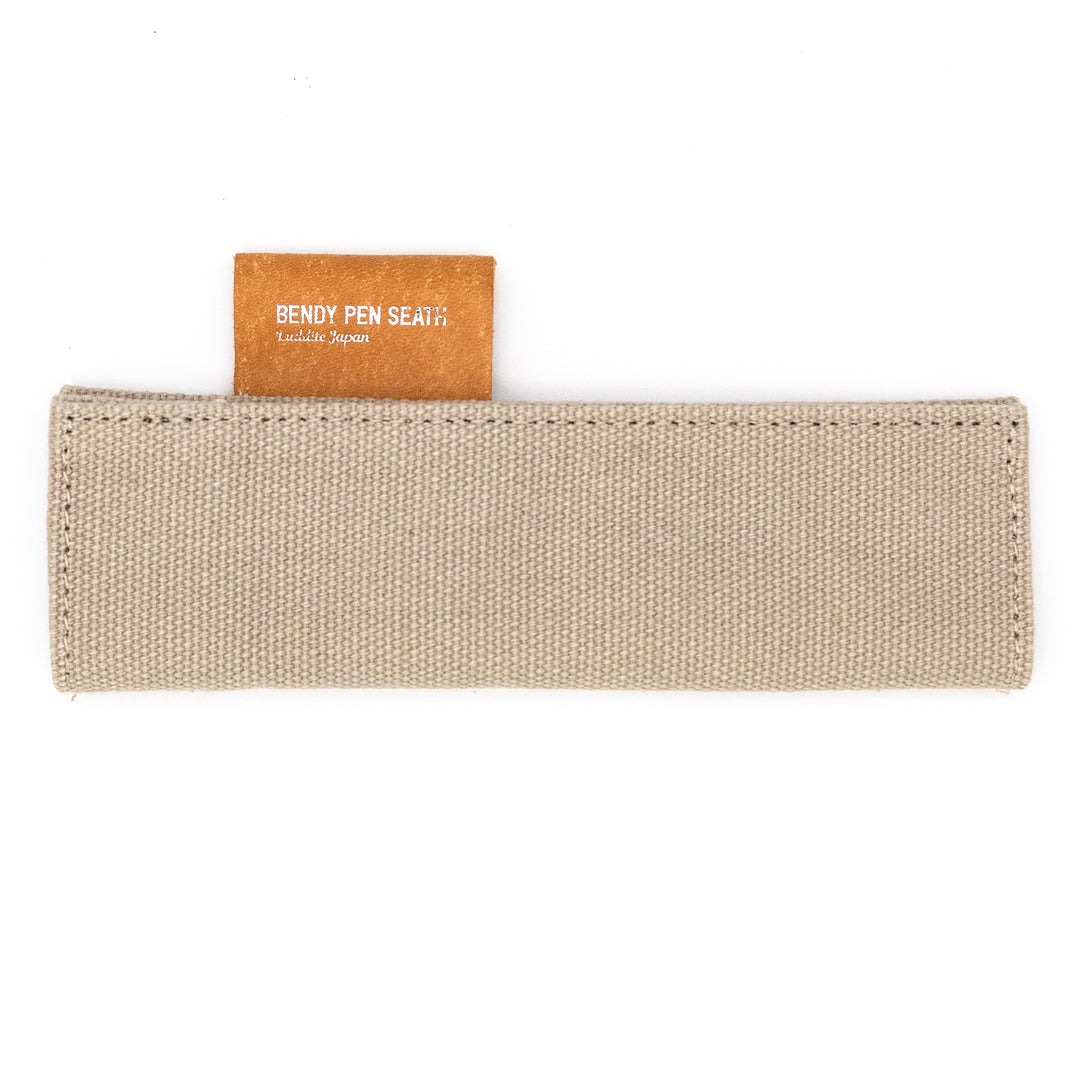 Luddite Canvas×MAYA Bendy Pen Sheath 2+1 in Beige — Luddite pencil — quality graphite writing pencil, at Cityluxe Singapore